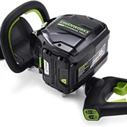 TAGLIASIEPI GREENWORKS GC82HT COMPLETO DI BATTERIA E CARICABATTERIE