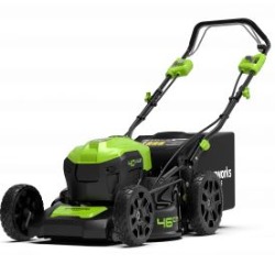 RASAERBA A BATTERIA GREENWORKS GD40LM46HPK4 COMPLETO DI BATTERIA E CARICABATTERIE